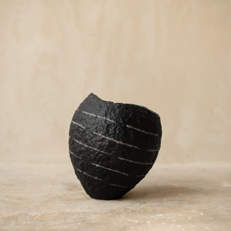 Dry Vase with Lines