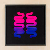 Rainbow Serpent on black 4