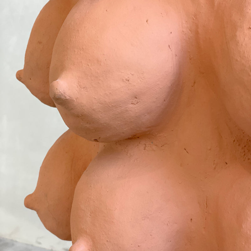 Breasts Cylinder Vase - Medium